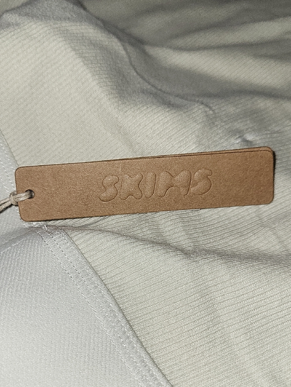 SKIMS Cotton Rib Boxer In Bone S NWT - Picture 8 of 11